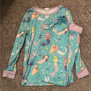 Mermaid Print Pajama Set